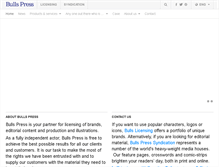 Tablet Screenshot of bullspress.com
